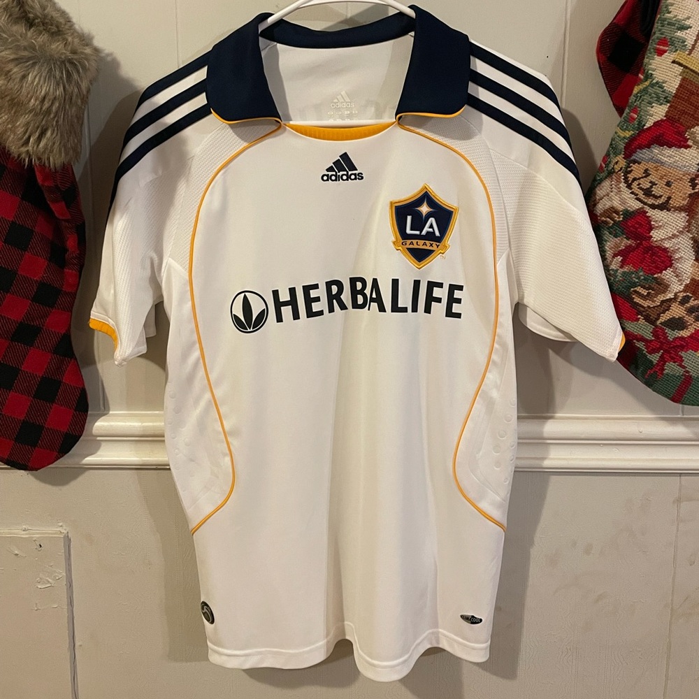 LA Galaxy Adidas Beckham Jersey